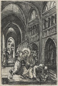 Christ chassant les marchands du temple, c.1519 - Albrecht Altdorfer